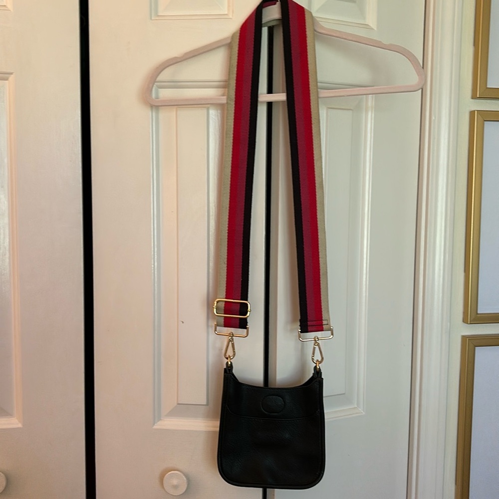 ah.dorned mini purse with strap